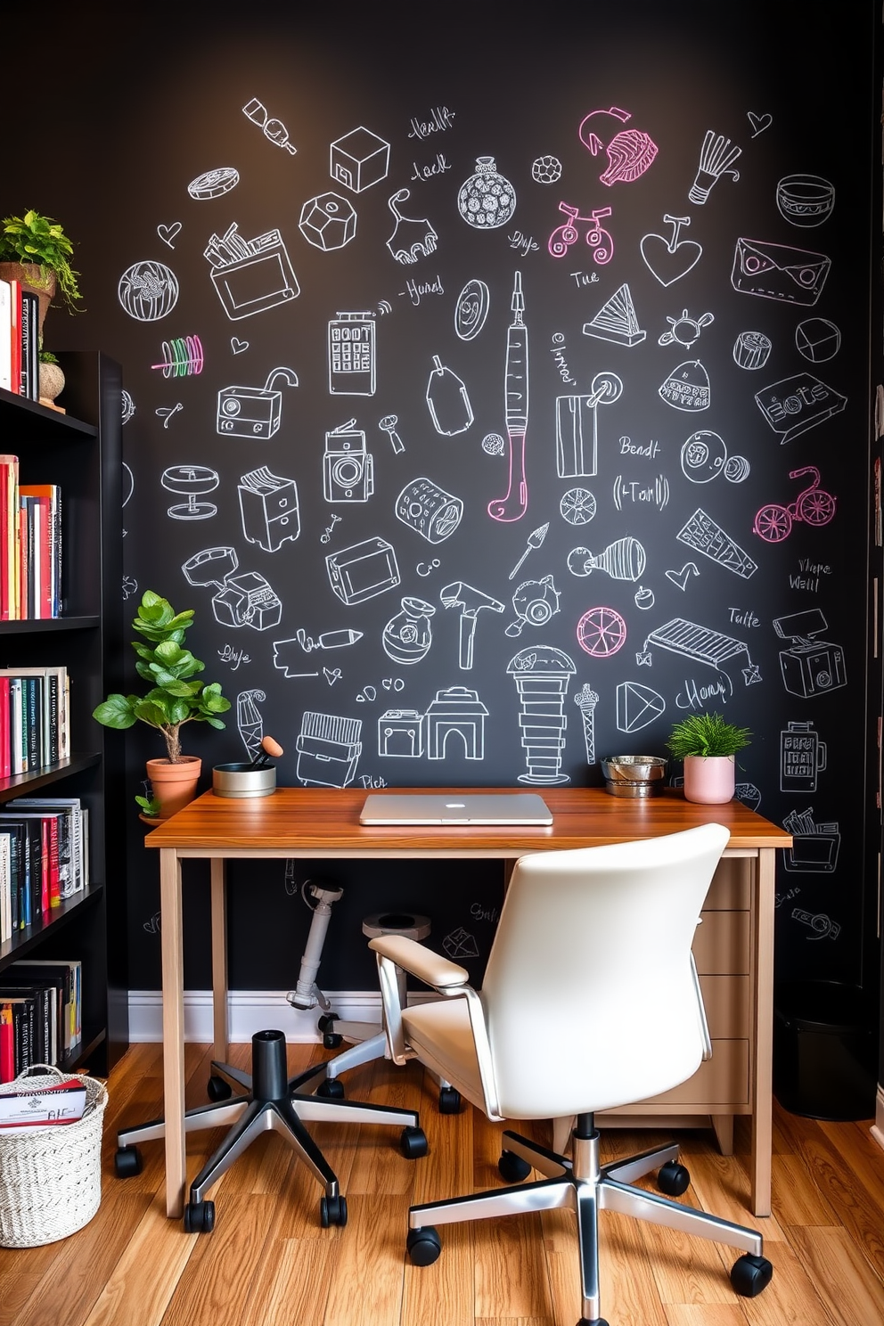 Chalkboard Wallpaper Decorating Ideas 4