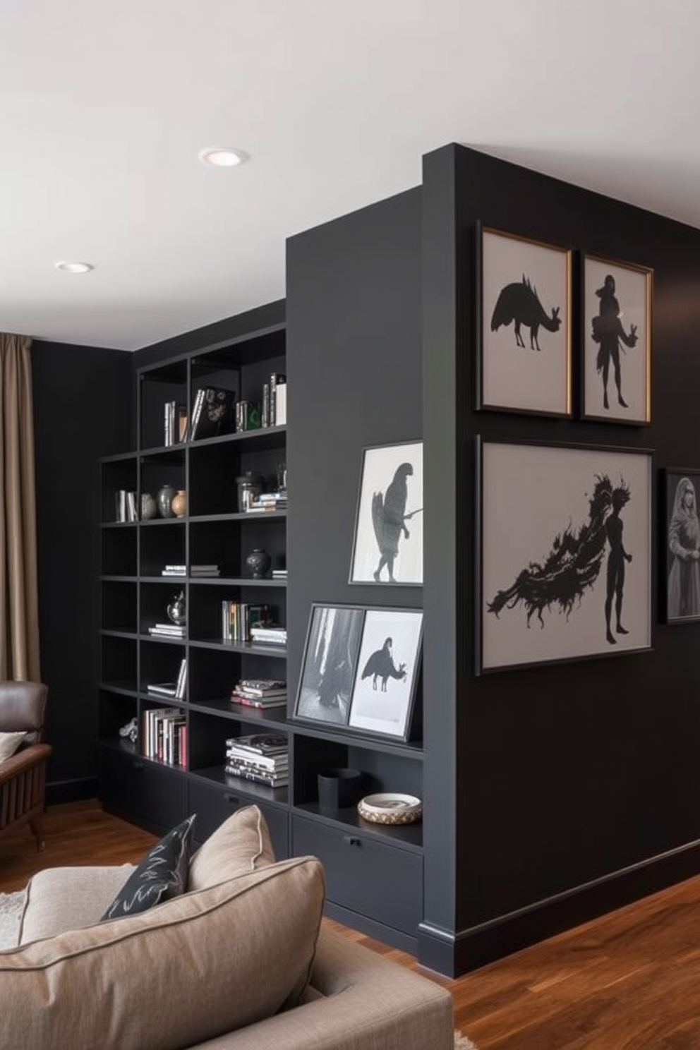 Charcoal Wall Painting Ideas 30