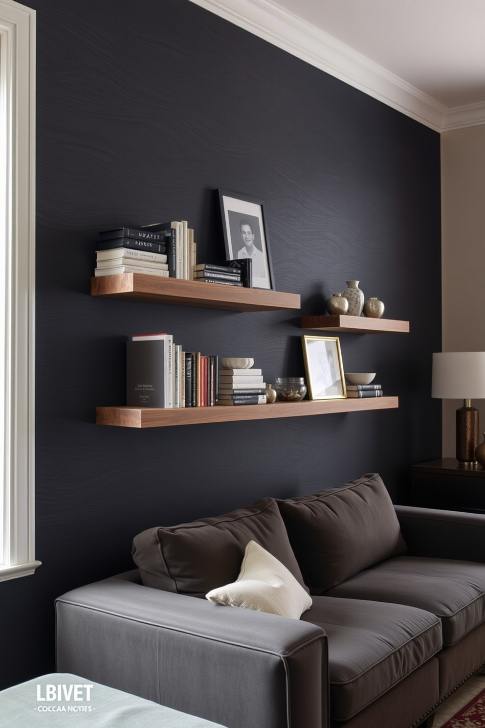 Charcoal Wallpaper Decorating Ideas 10