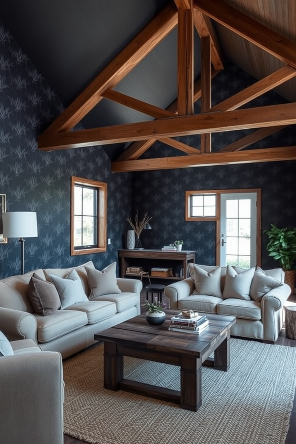 Charcoal Wallpaper Decorating Ideas 19