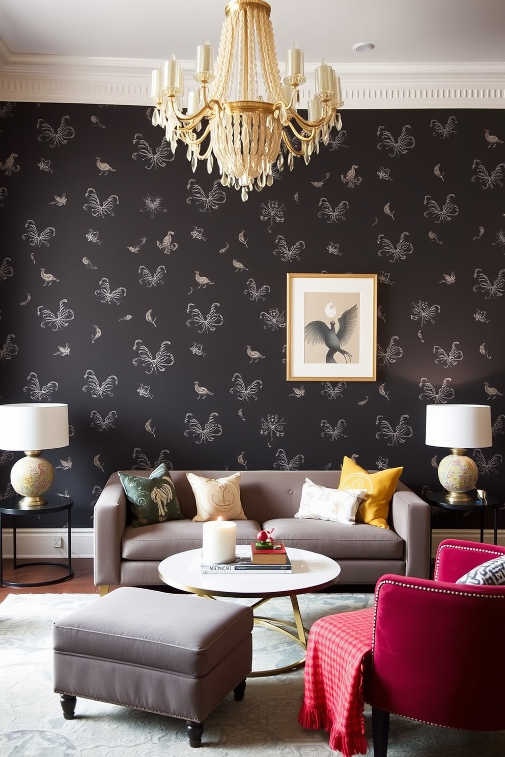 Charcoal Wallpaper Decorating Ideas 28