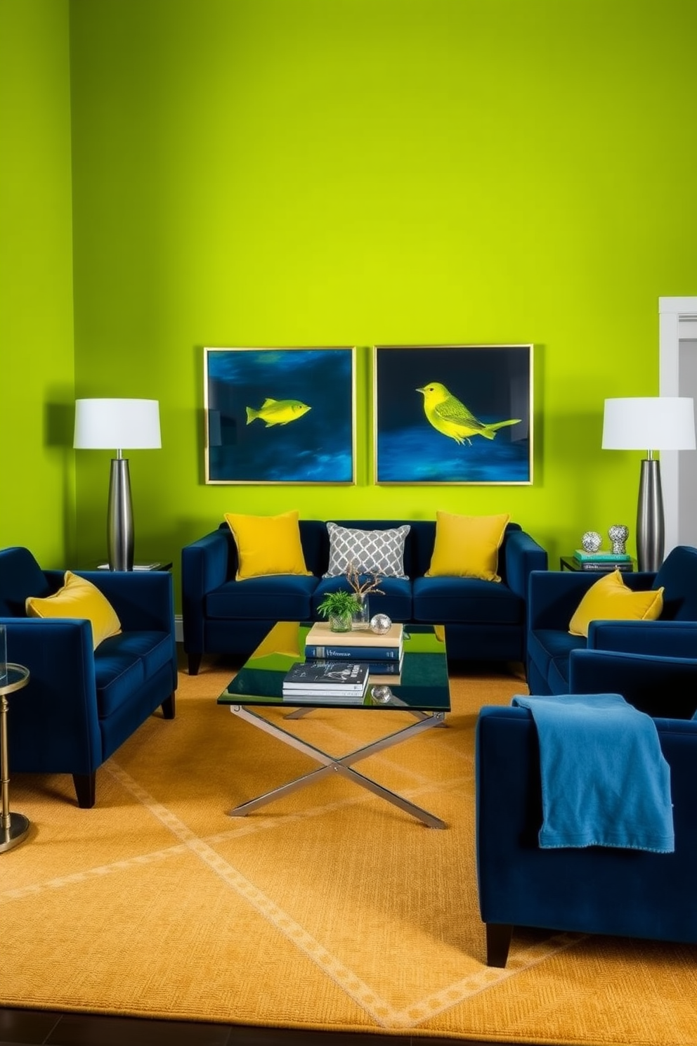 Chartreuse Wall Painting Ideas 2