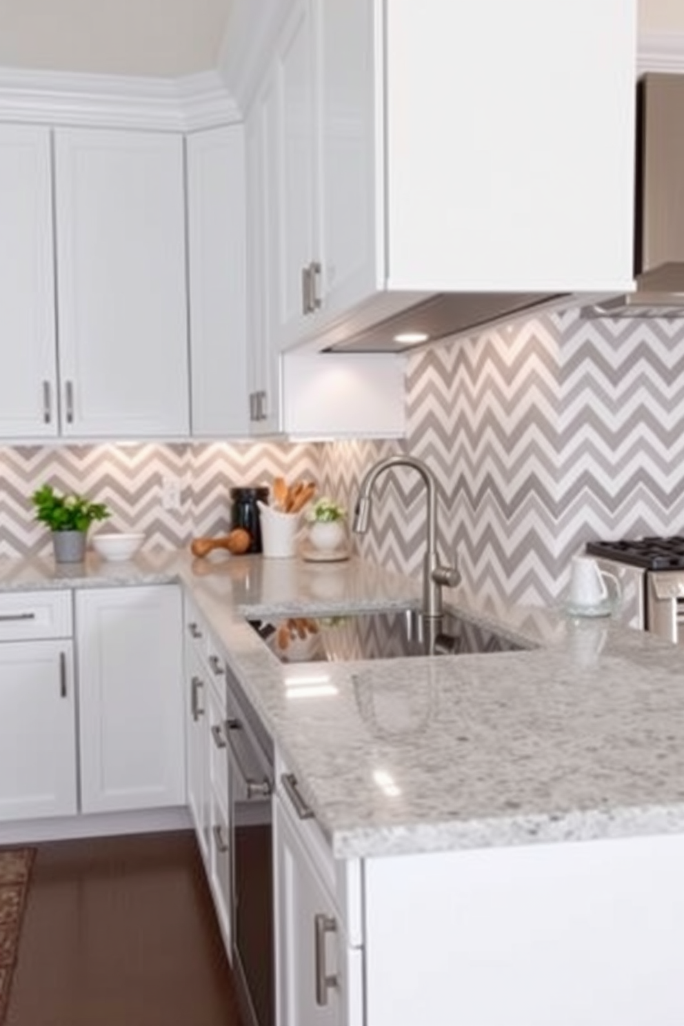 Chevron Wallpaper Decorating Ideas 12