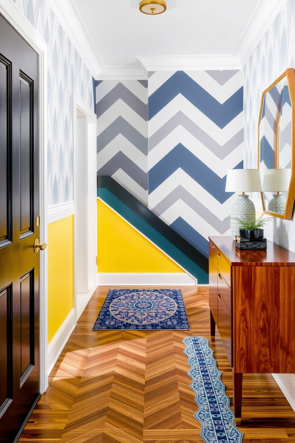 Chevron Wallpaper Decorating Ideas 19