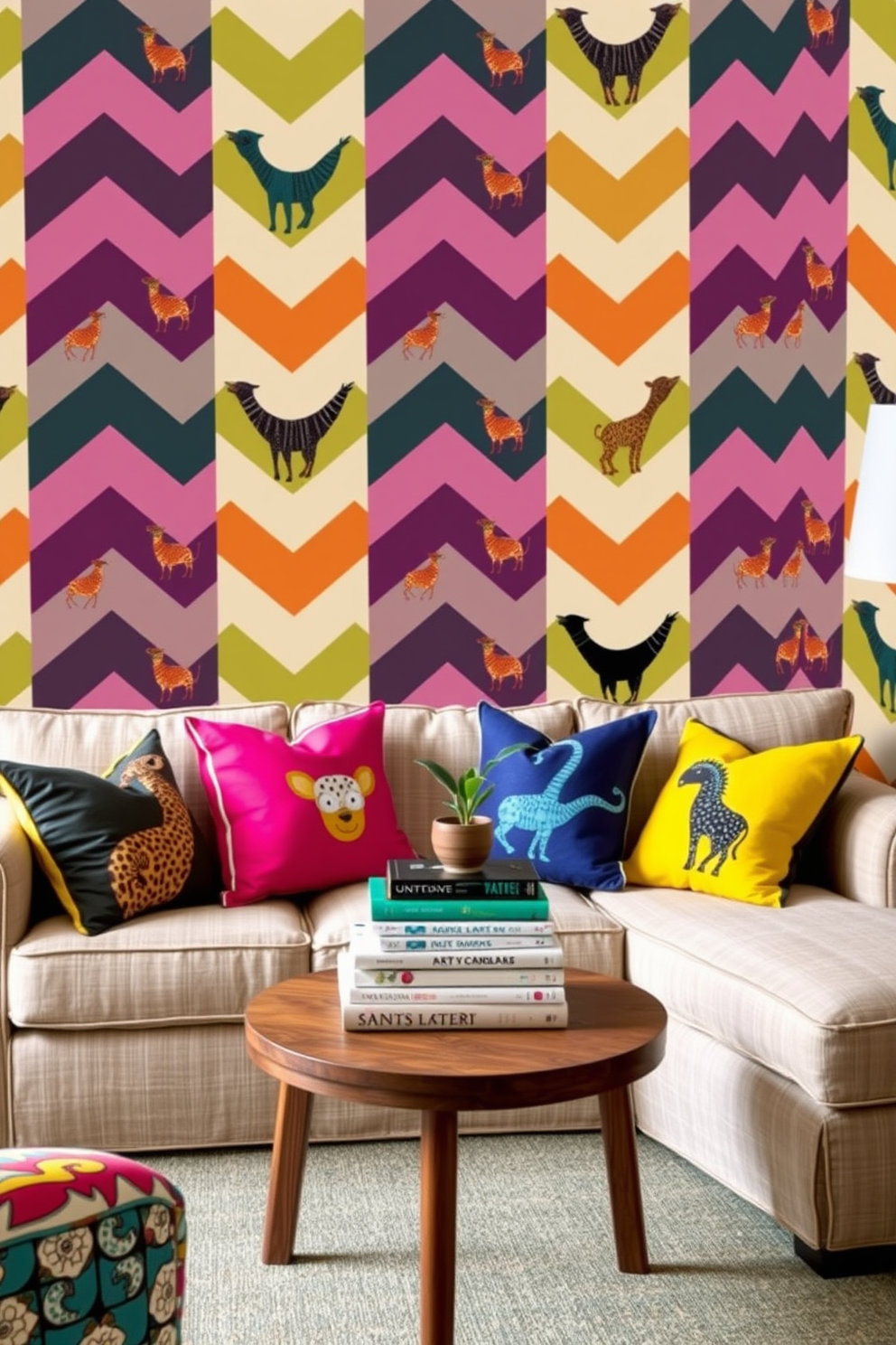 Chevron Wallpaper Decorating Ideas 28