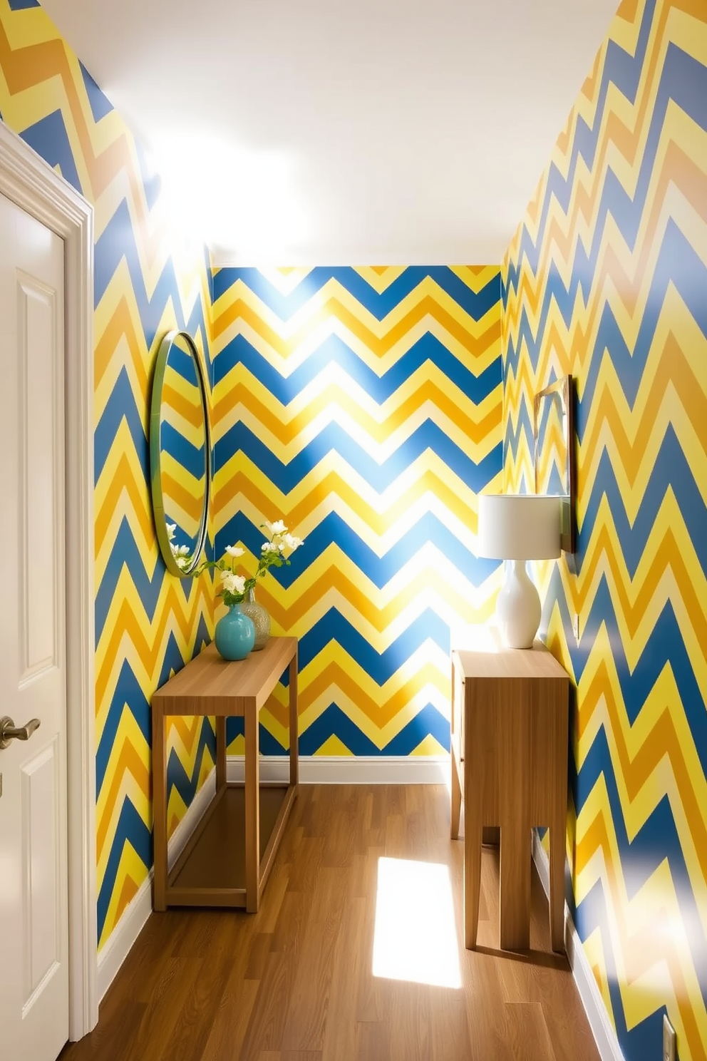 Chevron Wallpaper Decorating Ideas 4