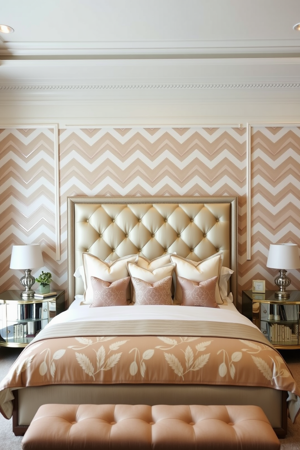 Chevron Wallpaper Decorating Ideas 5