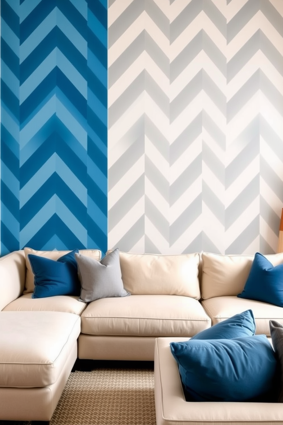 Chevron Wallpaper Decorating Ideas 6