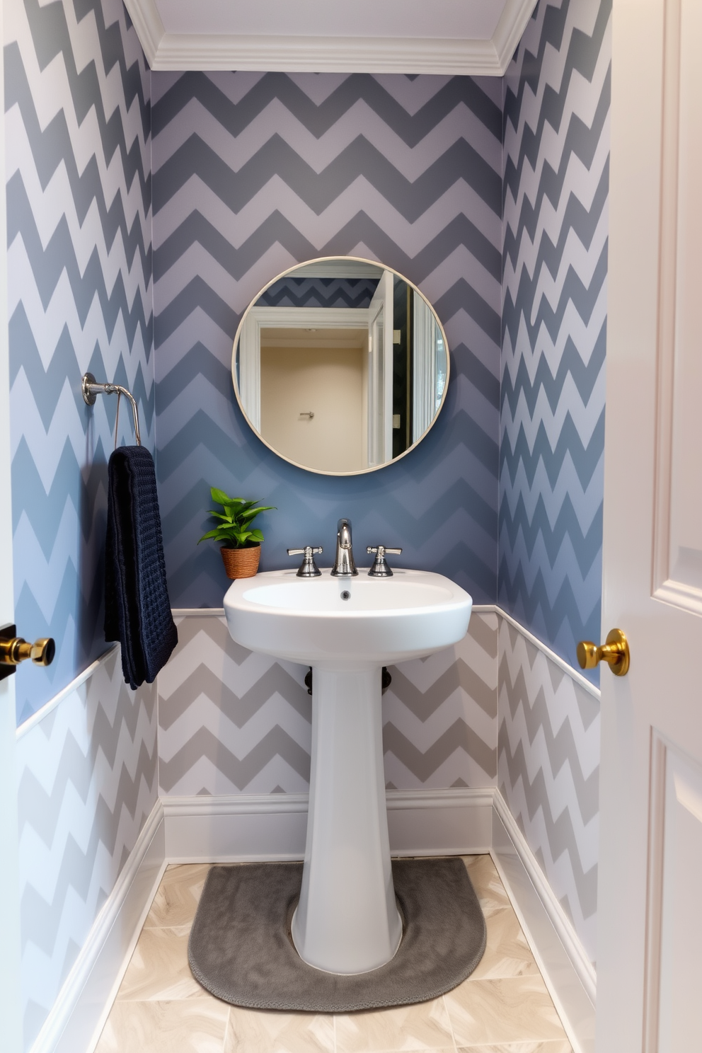 Chevron Wallpaper Decorating Ideas 8