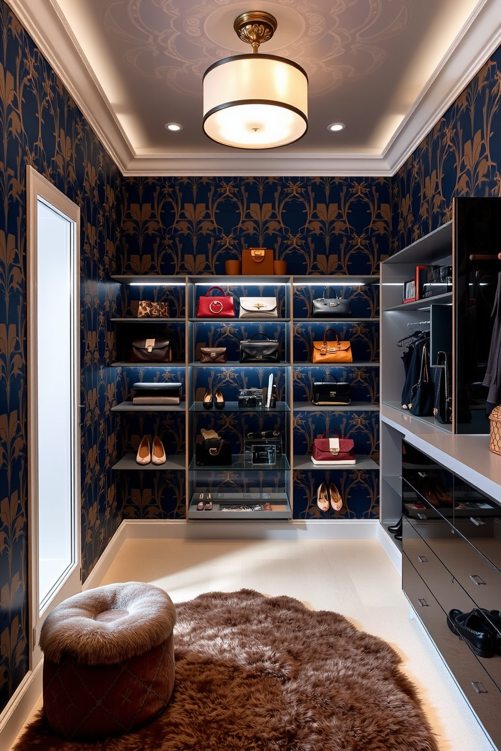 Closet Wallpaper Decorating Ideas 16