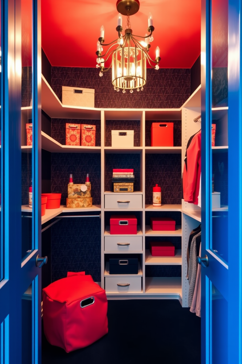 Closet Wallpaper Decorating Ideas 22