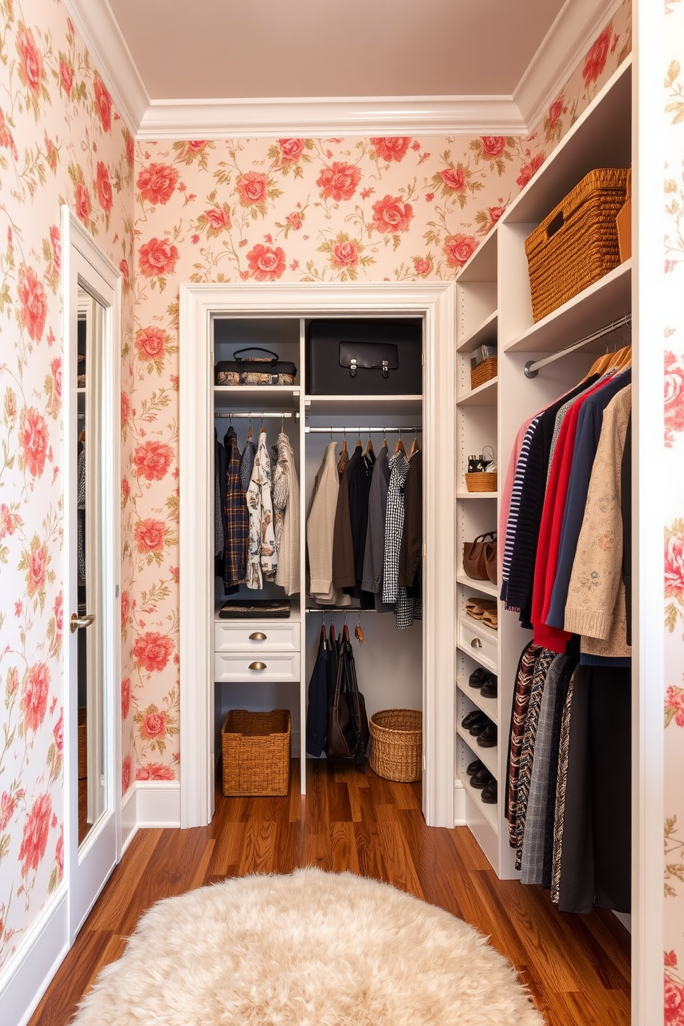 Closet Wallpaper Decorating Ideas 26