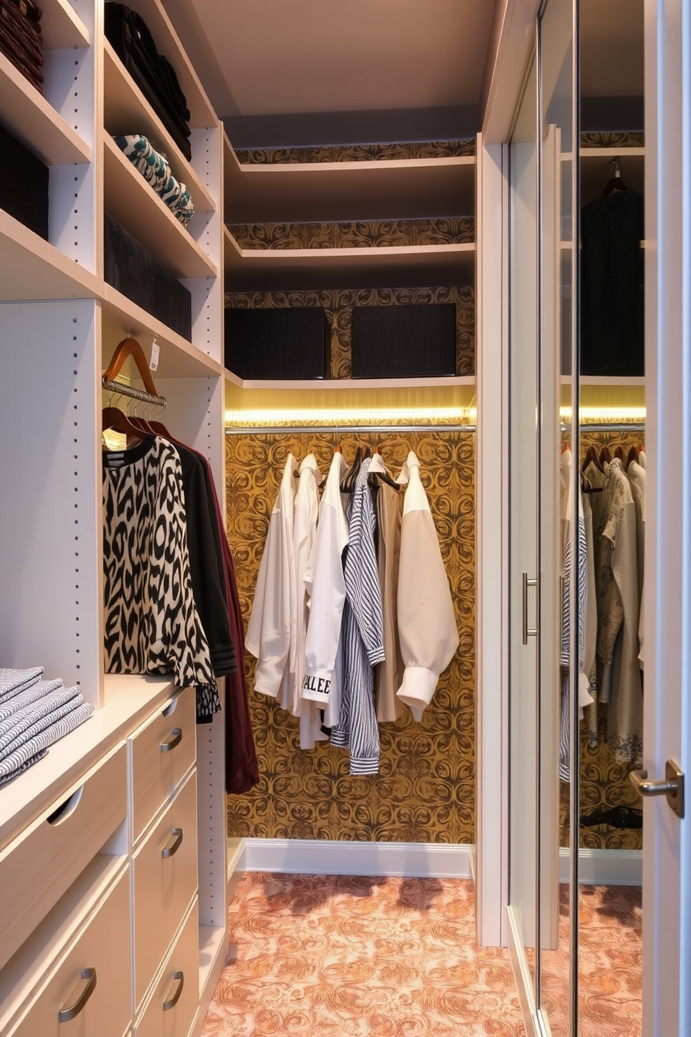 Closet Wallpaper Decorating Ideas 28