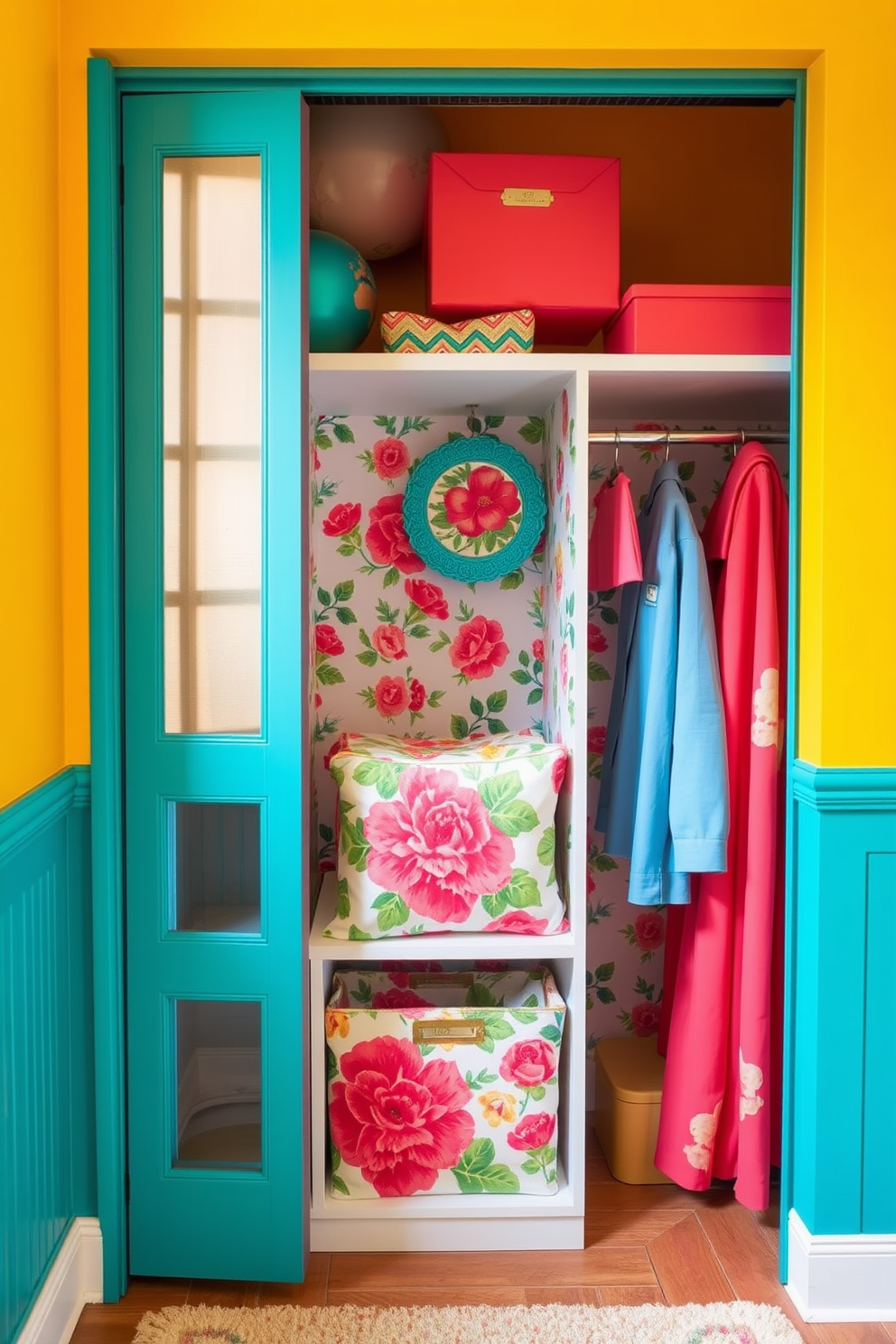 Closet Wallpaper Decorating Ideas 5