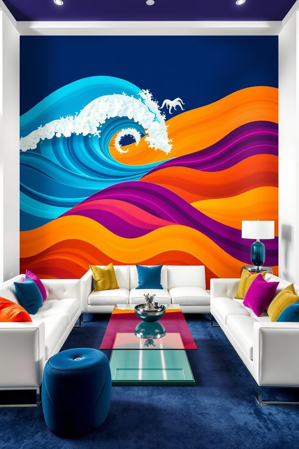 Color Blocking Wall Painting Ideas 22