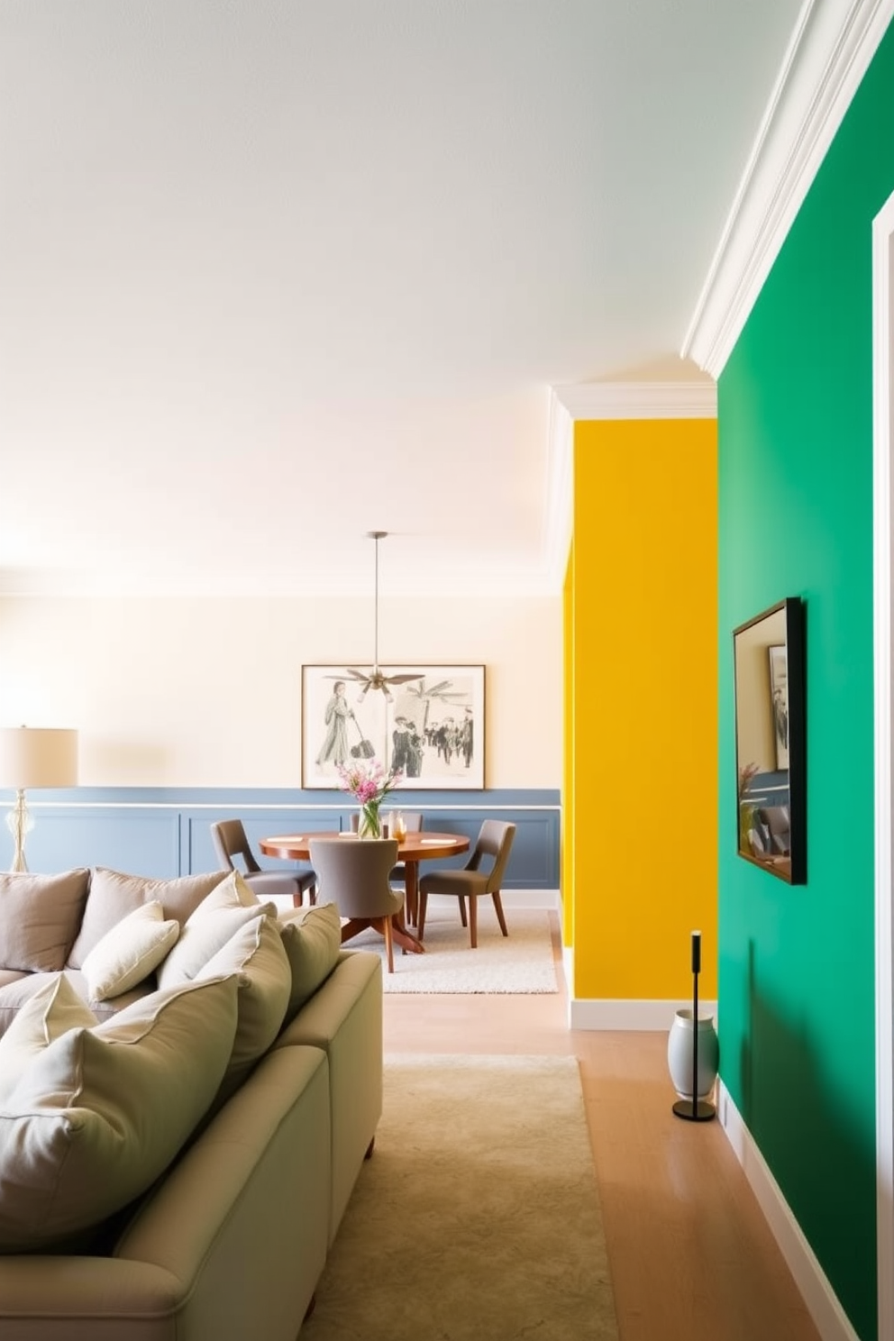 Color Blocking Wall Painting Ideas 27