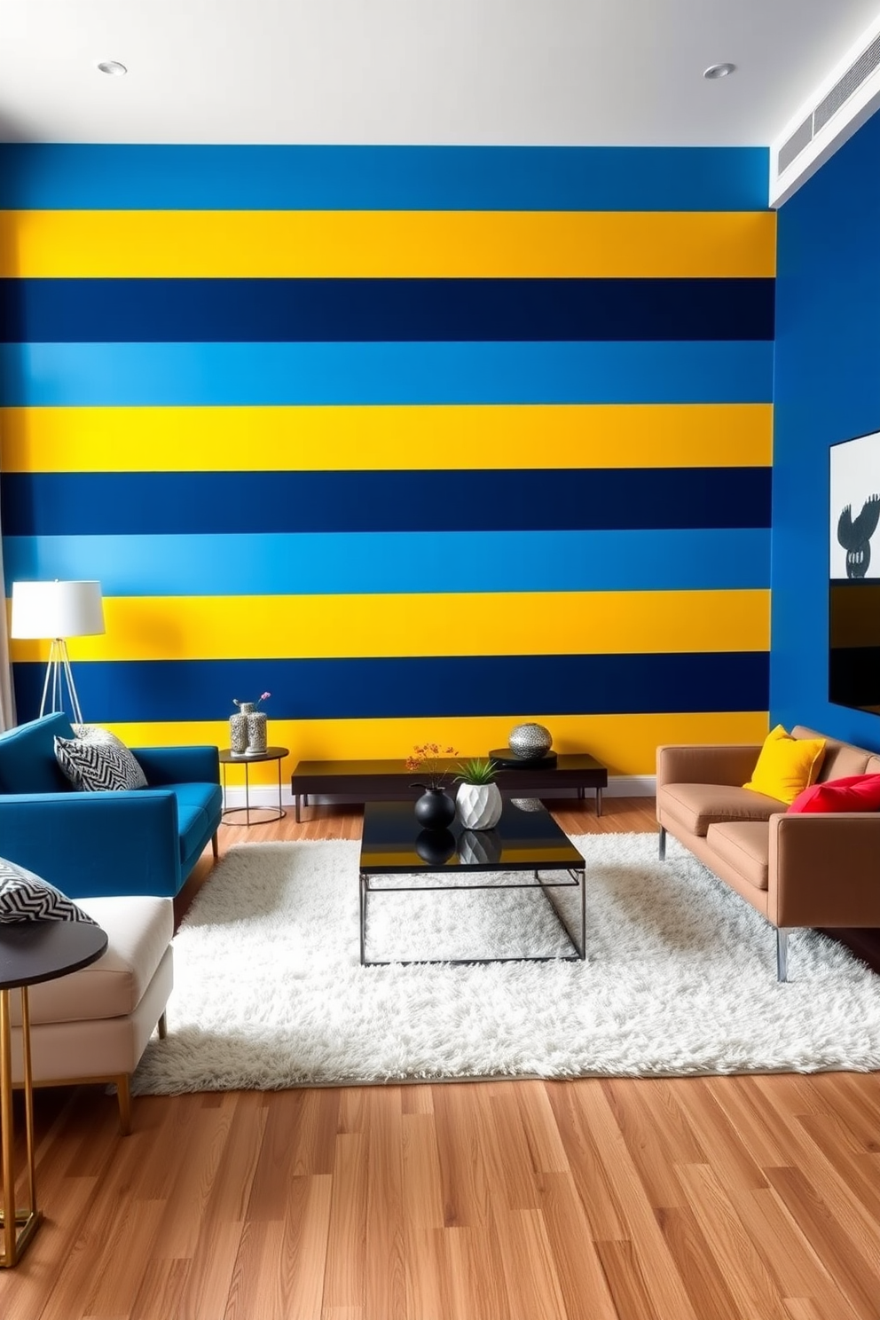 Color Blocking Wall Painting Ideas 7