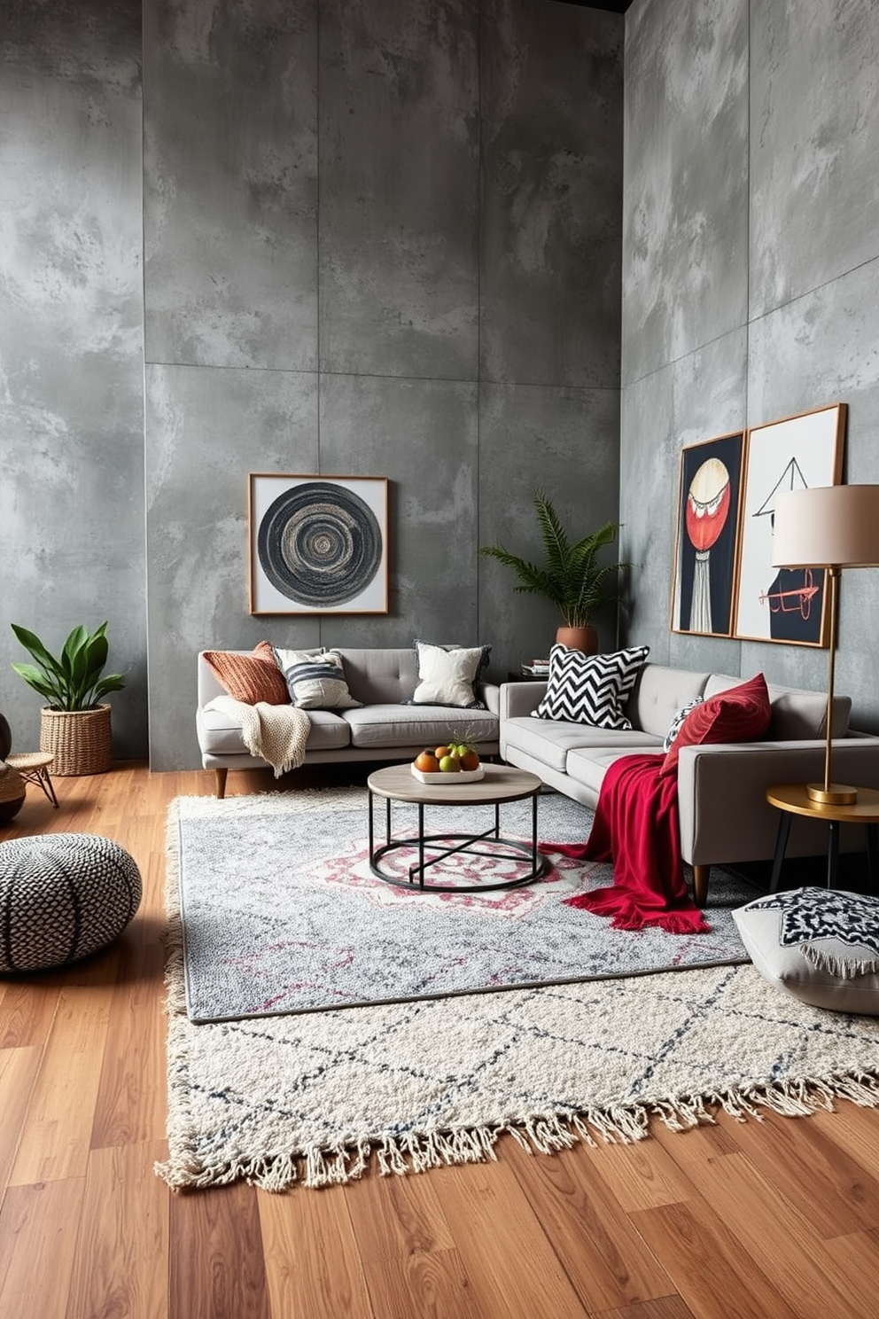 Concrete Wallpaper Decorating Ideas 19