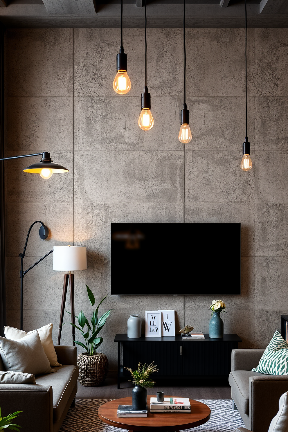 Concrete Wallpaper Decorating Ideas 24