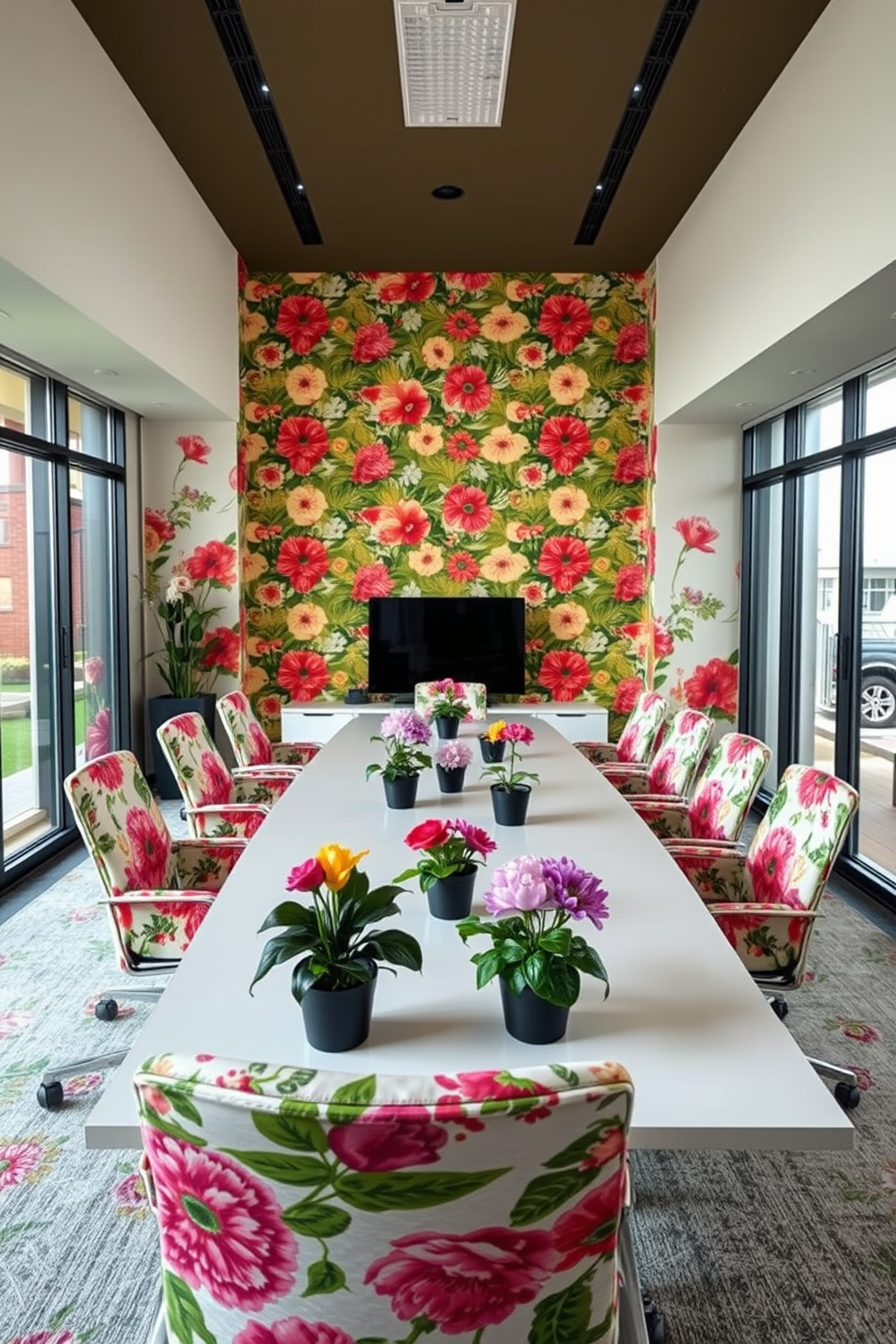 Conference Room Wallpaper Decorating Ideas 19