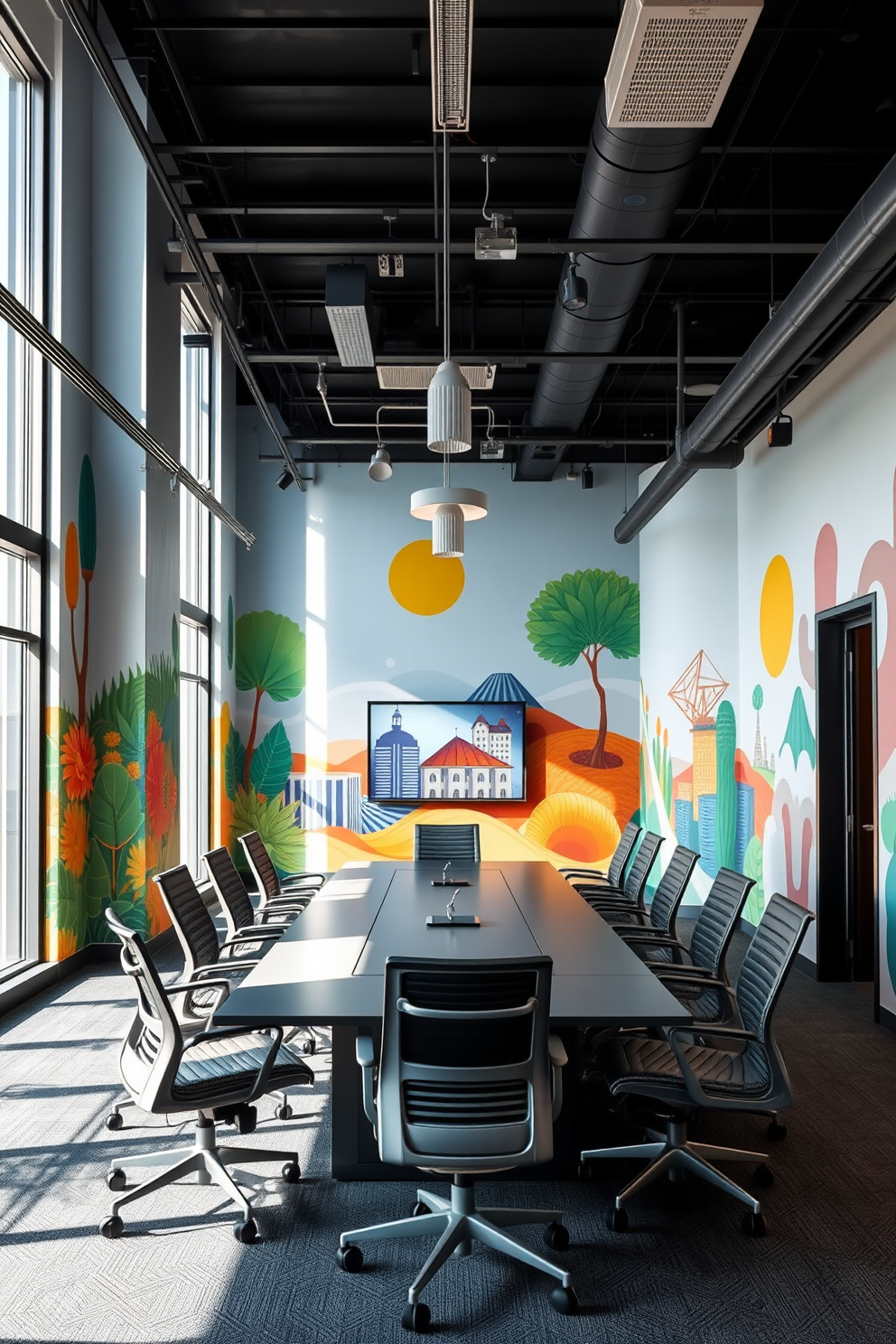 Conference Room Wallpaper Decorating Ideas 30