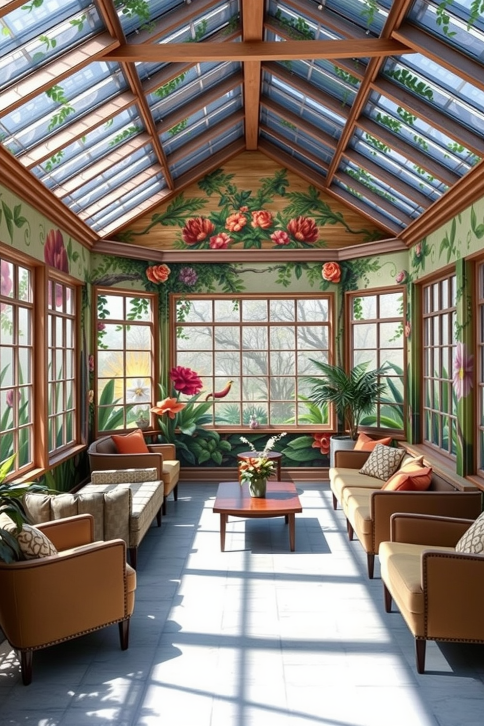 Conservatory Wall Painting Ideas 22