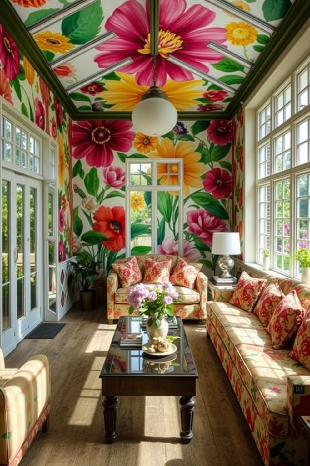 Conservatory Wallpaper Decorating Ideas 1