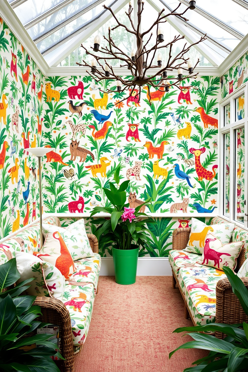 Conservatory Wallpaper Decorating Ideas 11