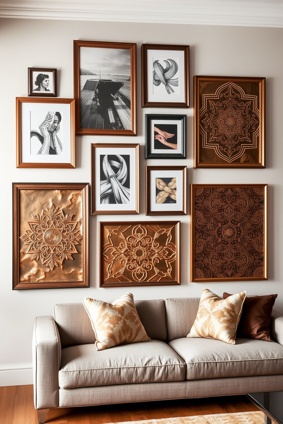 Copper Wall Painting Ideas 11