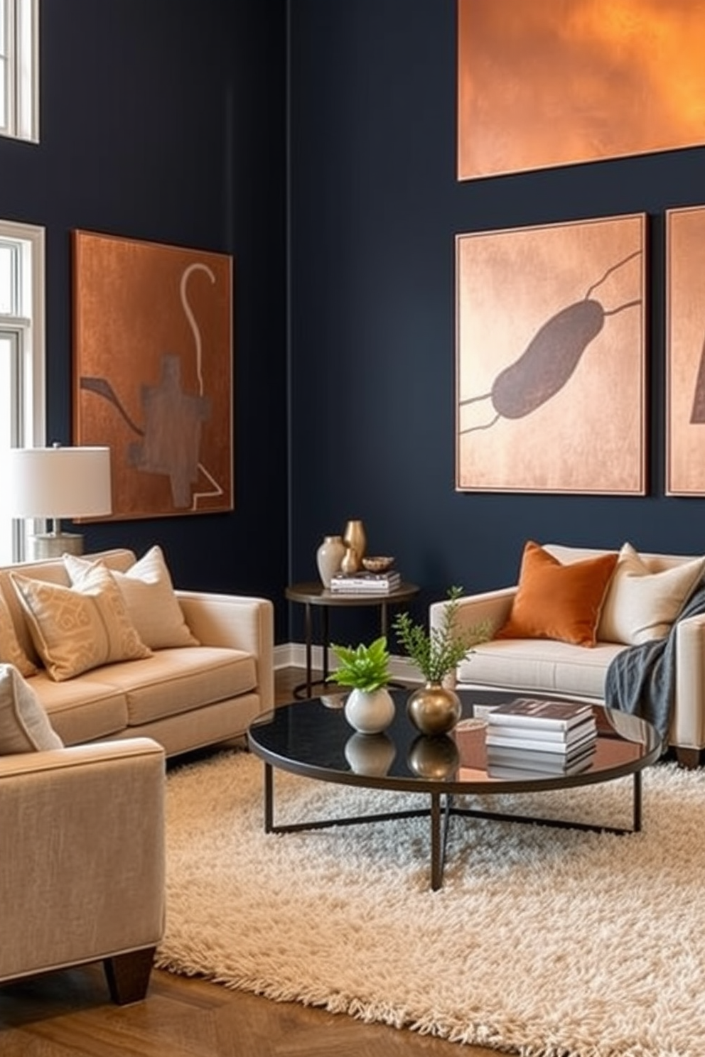 Copper Wall Painting Ideas 14