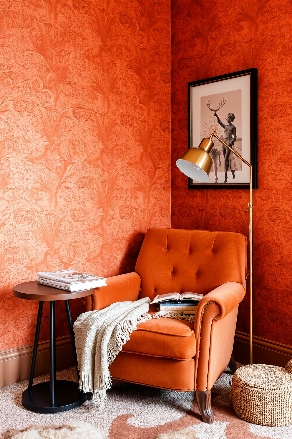 Copper Wallpaper Decorating Ideas 10