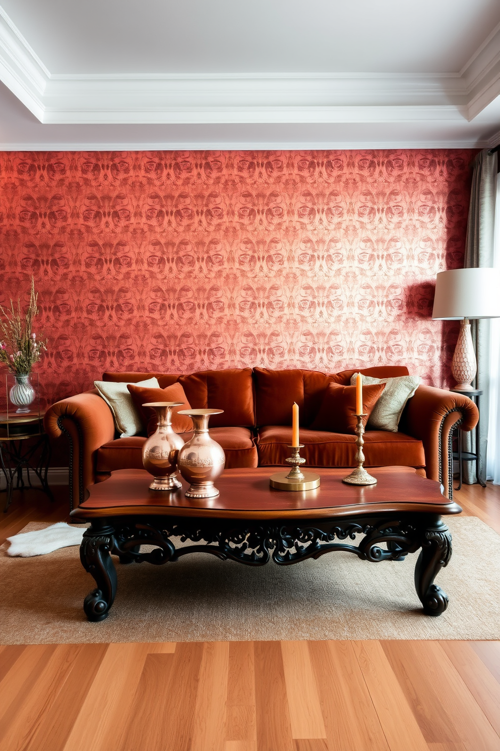 Copper Wallpaper Decorating Ideas 23