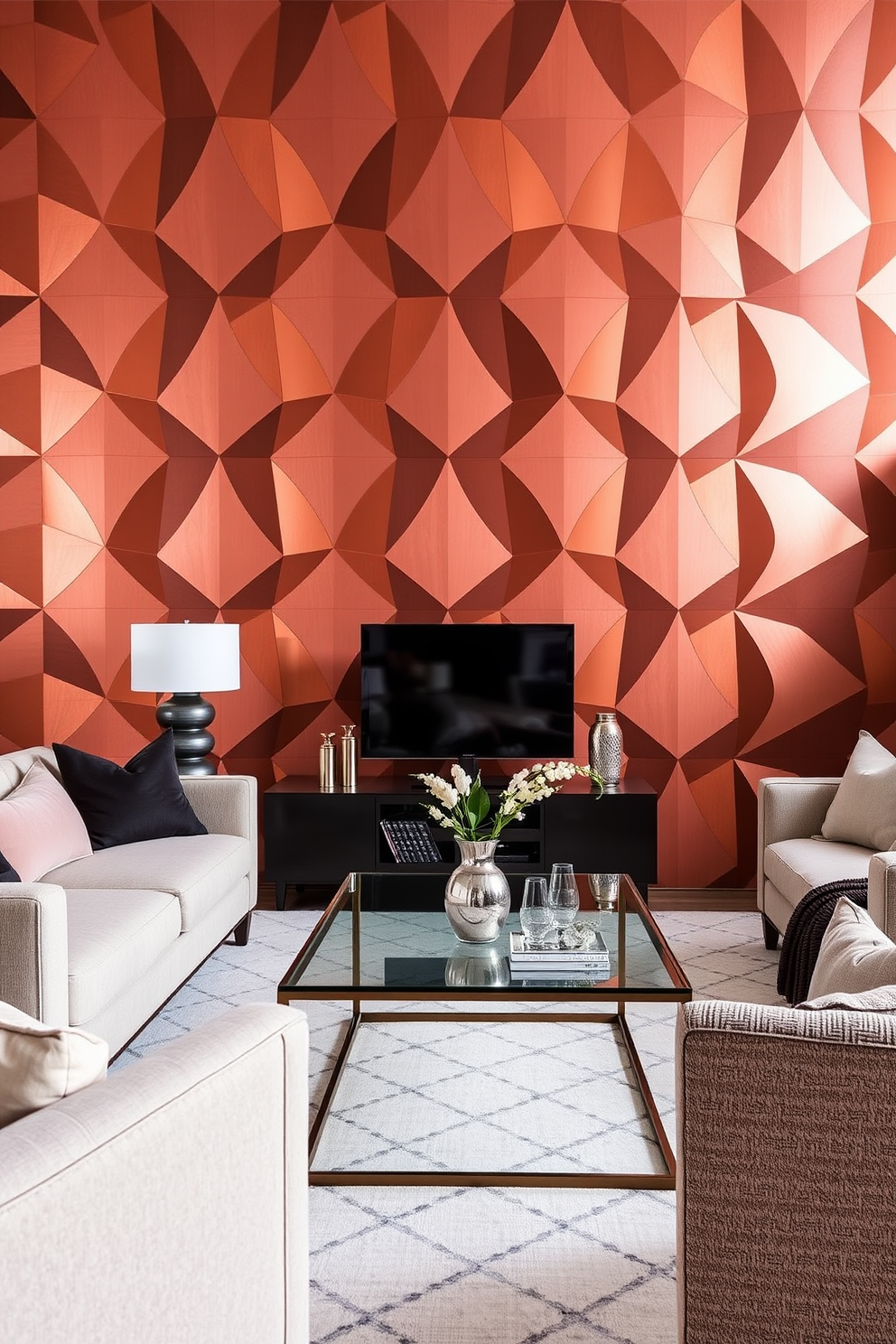 Copper Wallpaper Decorating Ideas 6