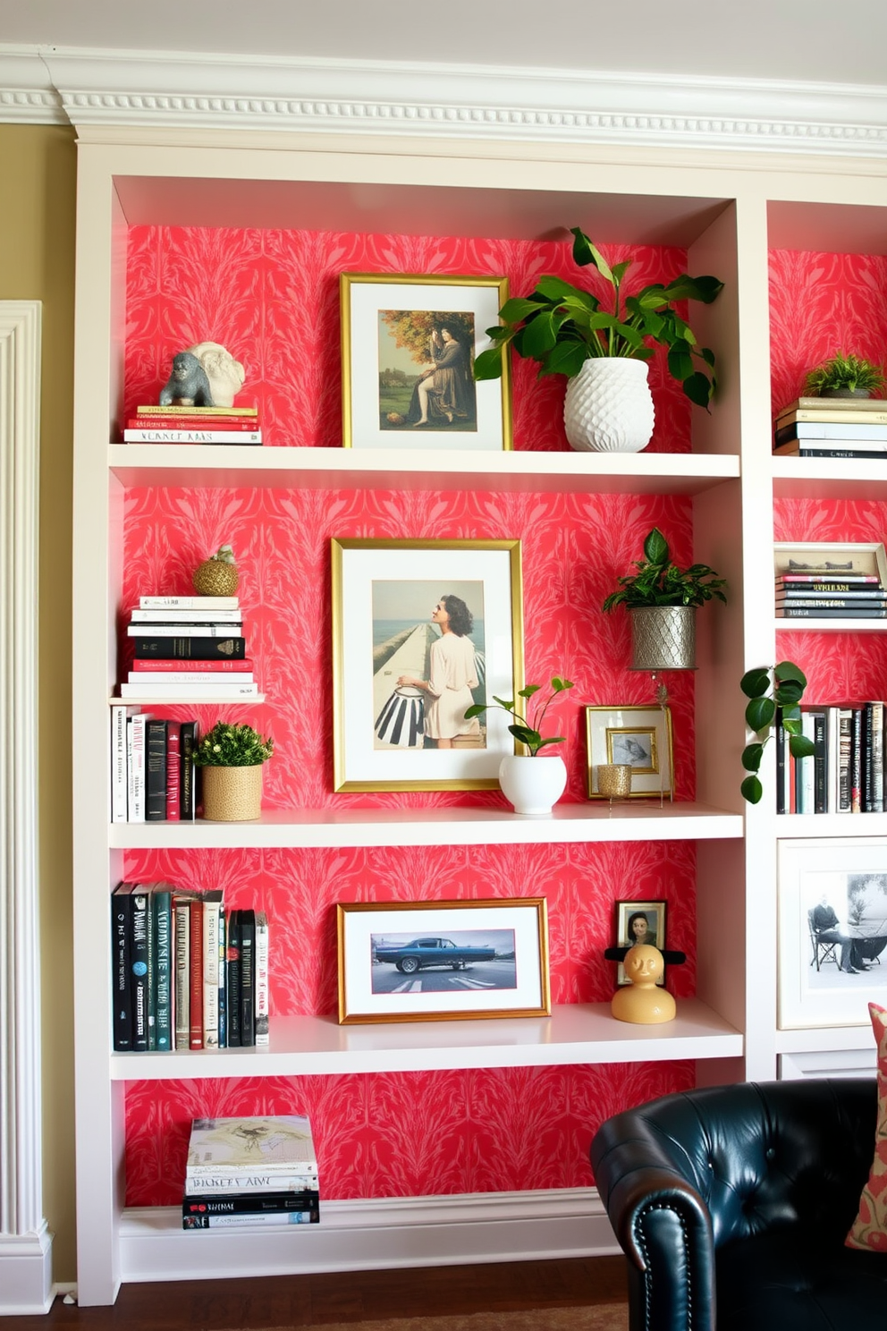 Coral Wallpaper Decorating Ideas 15