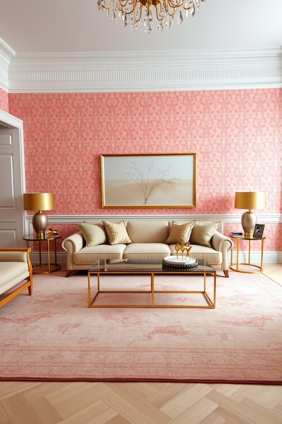 Coral Wallpaper Decorating Ideas 6