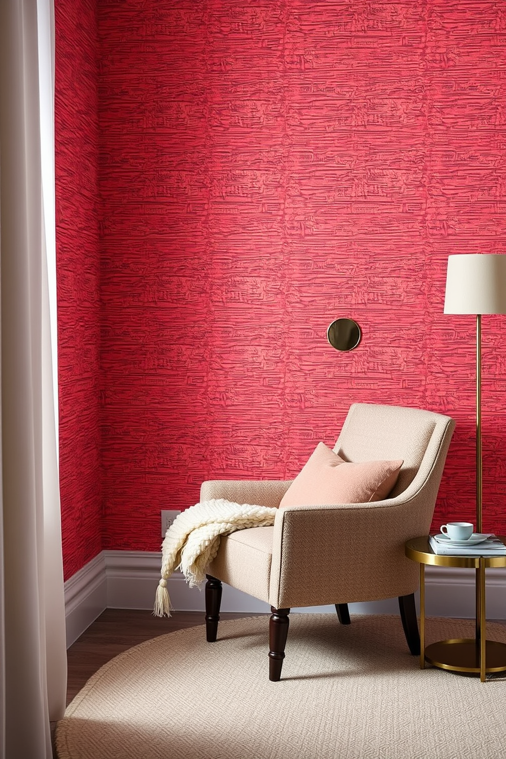 Coral Wallpaper Decorating Ideas 9