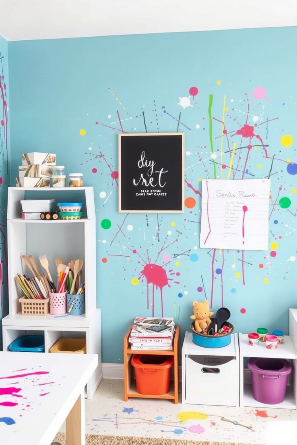 Craft Room Wall Painting Ideas 11