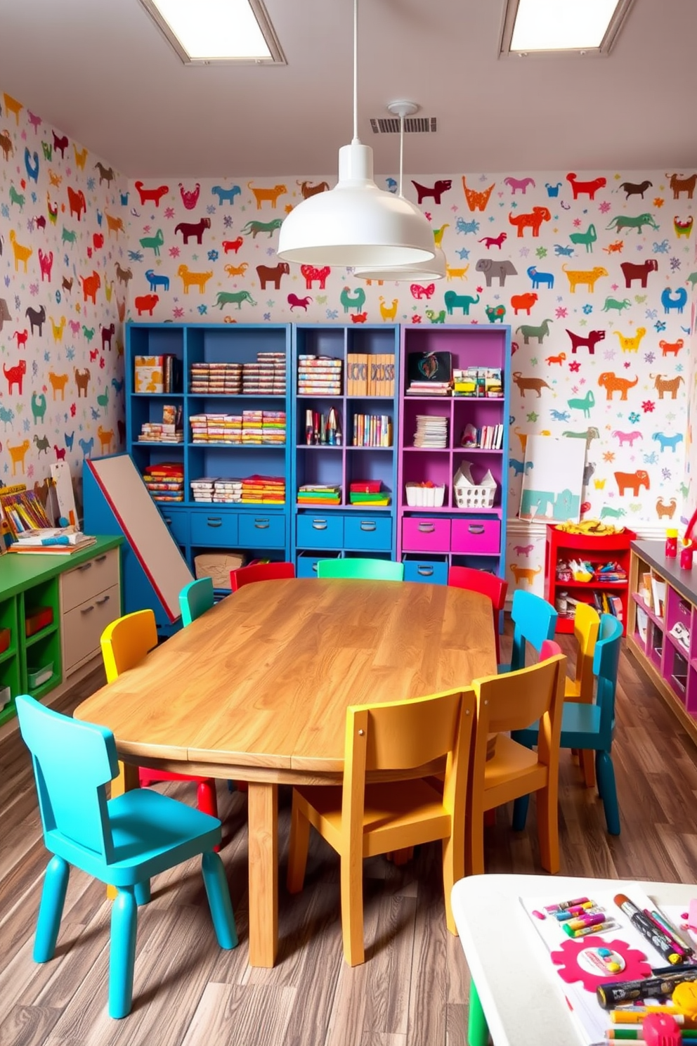 Craft Room Wallpaper Decorating Ideas 25