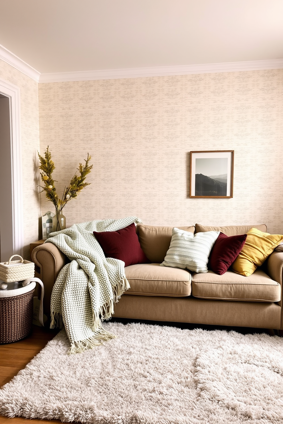 Cream Wallpaper Decorating Ideas 2