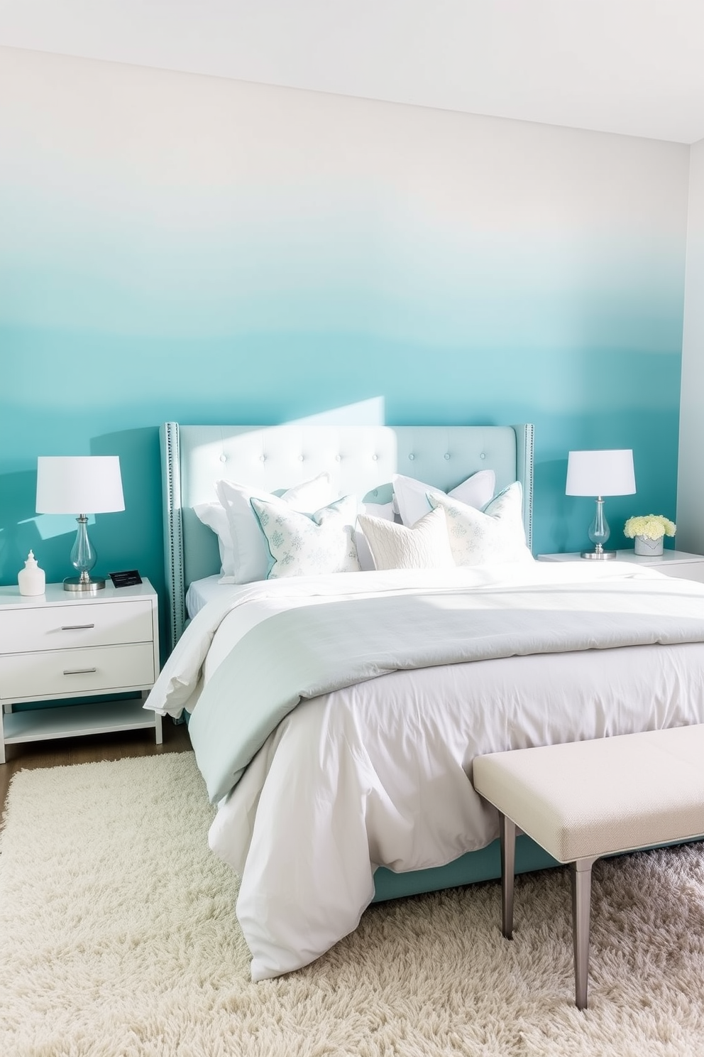 Cyan Wallpaper Decorating Ideas 3