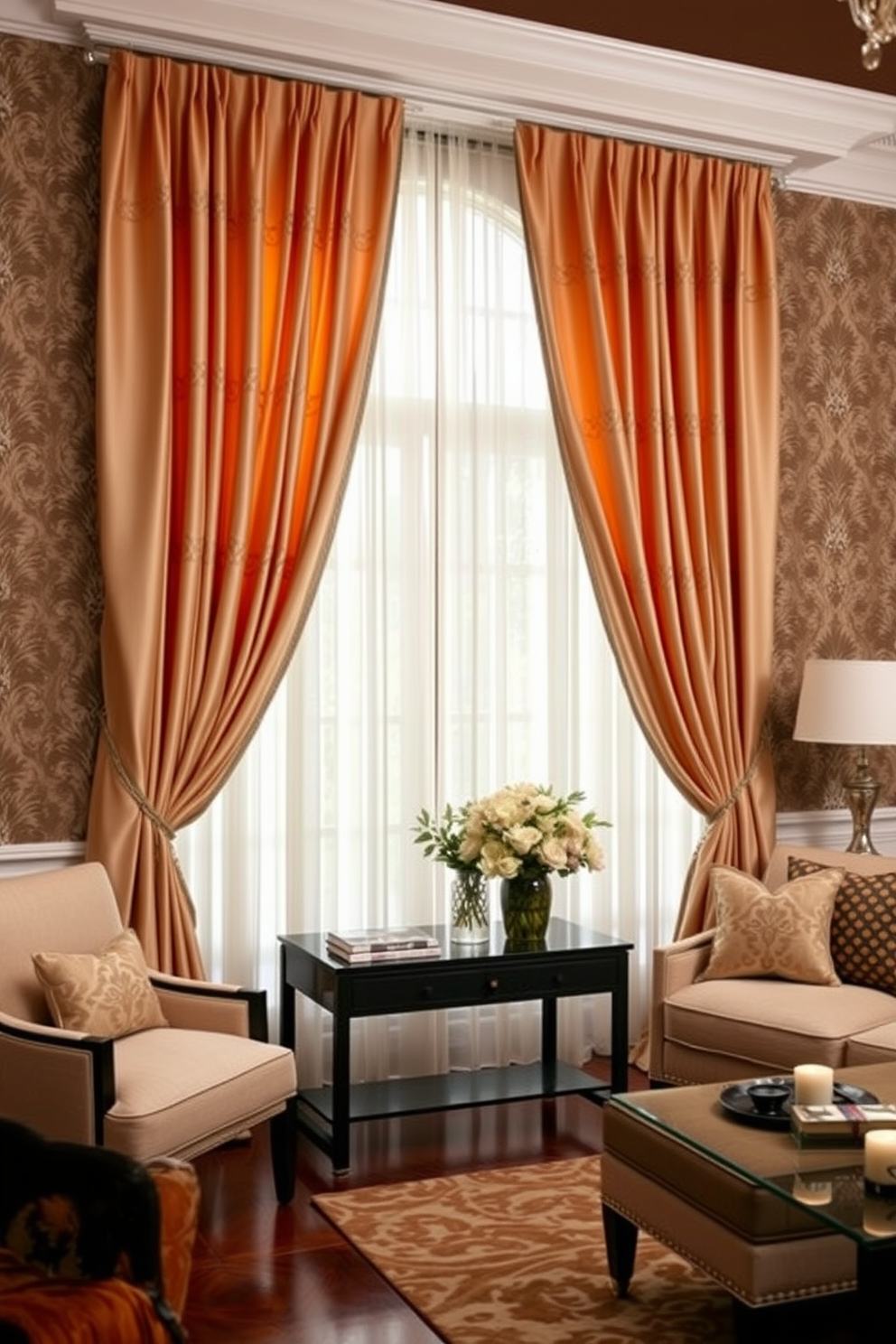 Damask Wallpaper Decorating Ideas 19