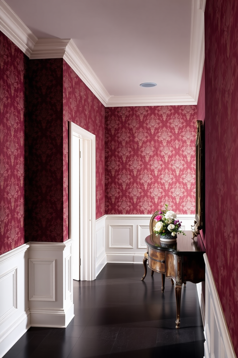 Damask Wallpaper Decorating Ideas 7