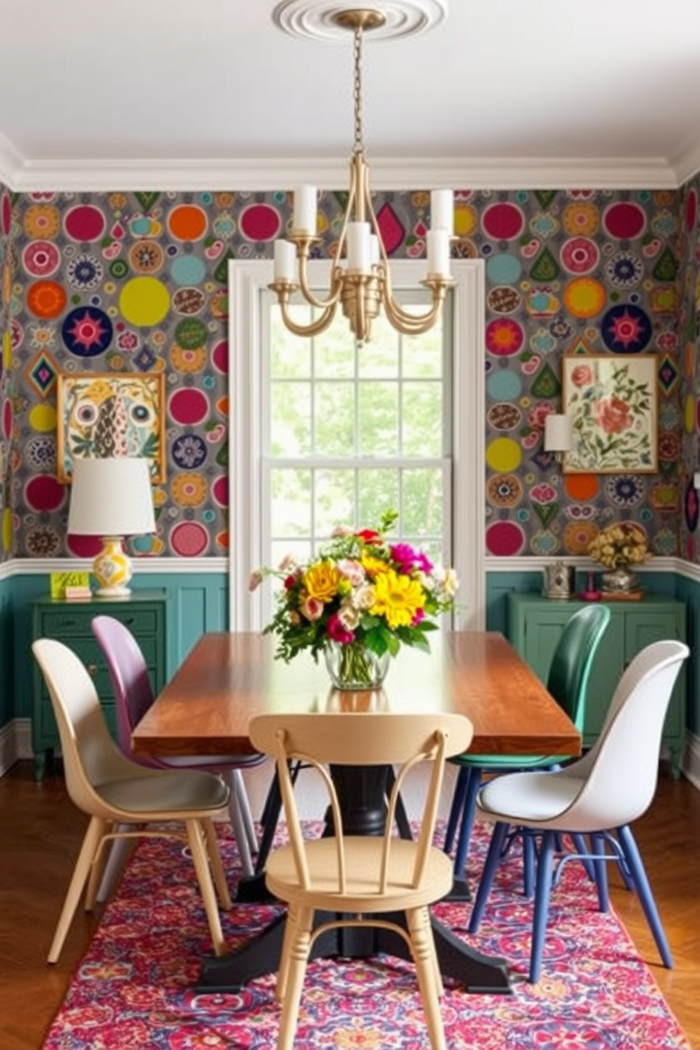 Dining Room Wallpaper Decorating Ideas 16