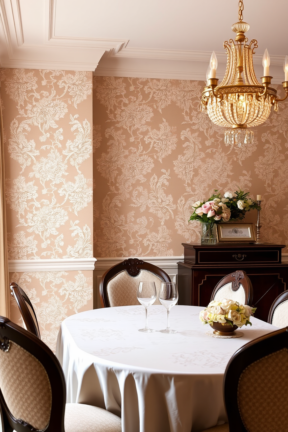 Dining Room Wallpaper Decorating Ideas 24