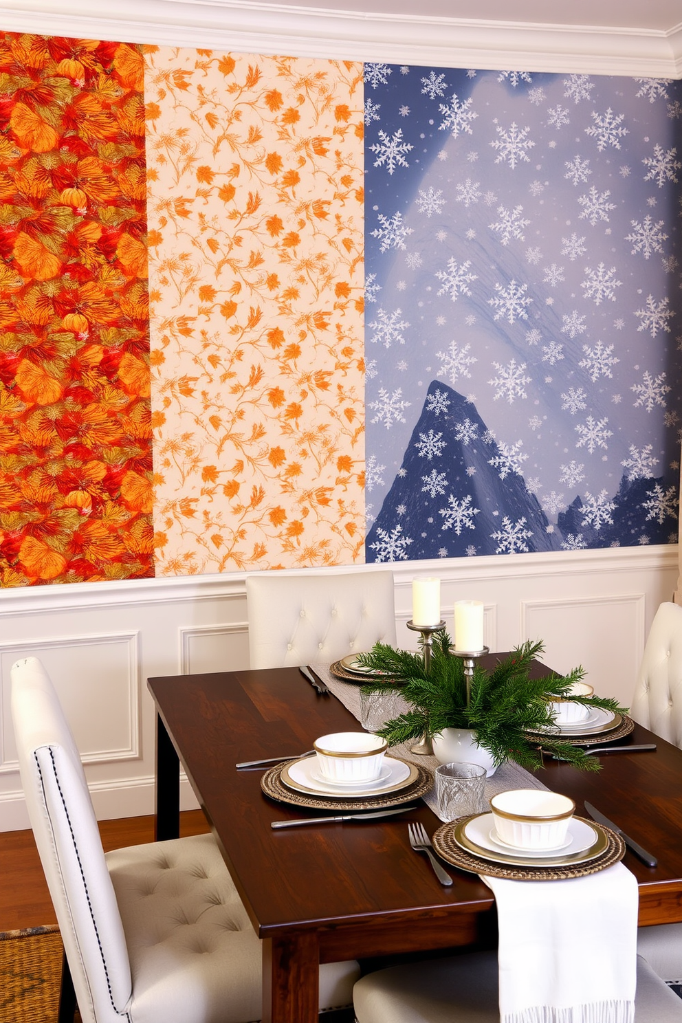 Dining Room Wallpaper Decorating Ideas 27