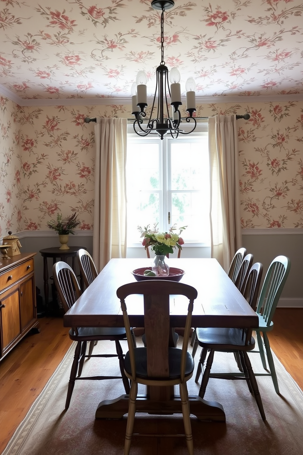 Dining Room Wallpaper Decorating Ideas 29