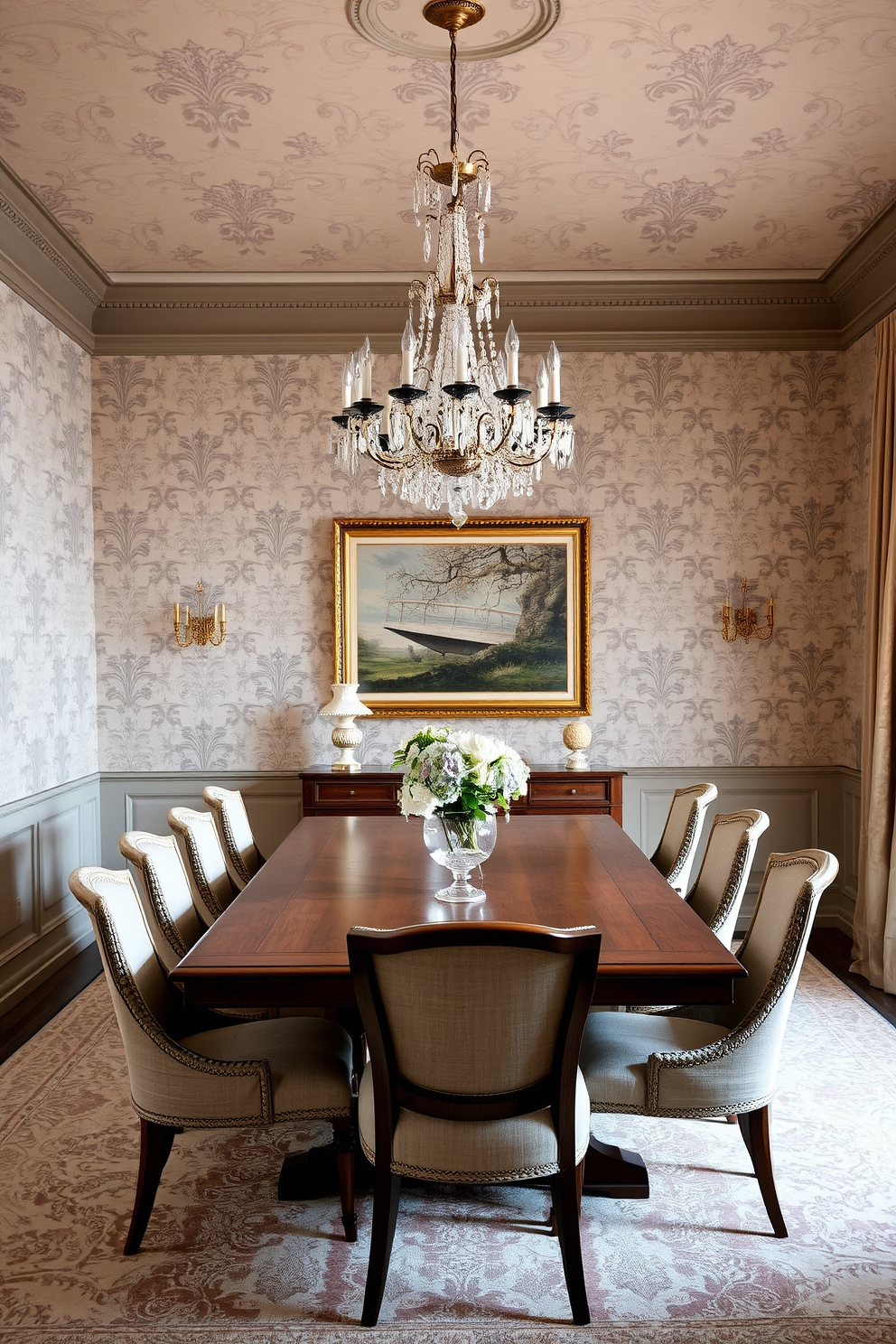 Dining Room Wallpaper Decorating Ideas 4