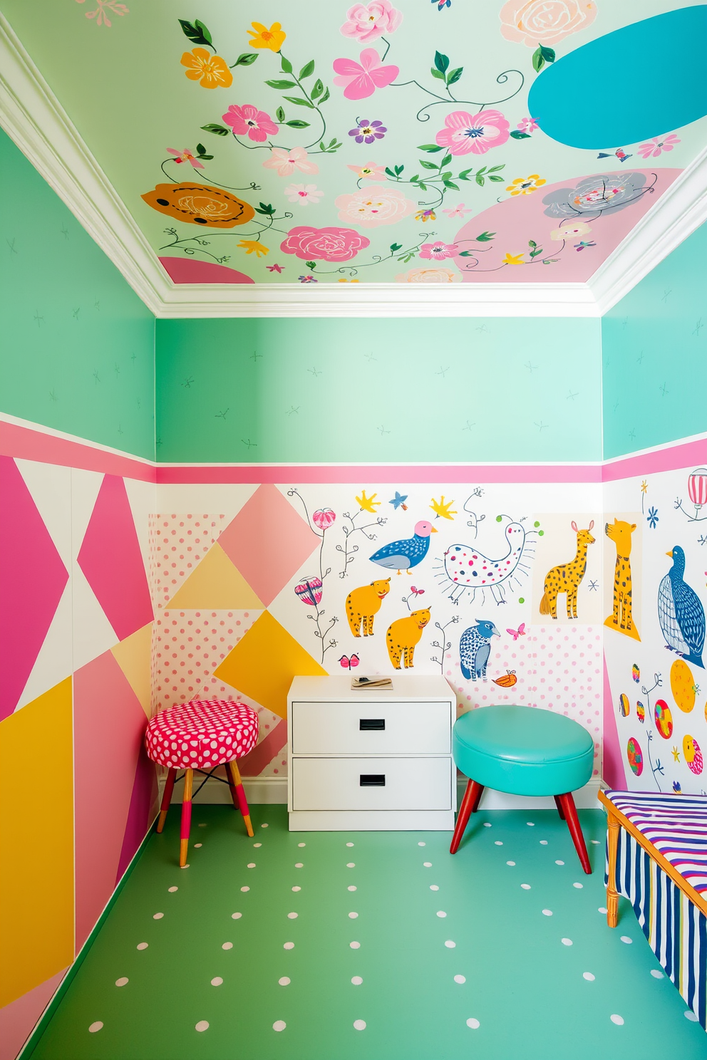 Dressing Room Wall Painting Ideas 21