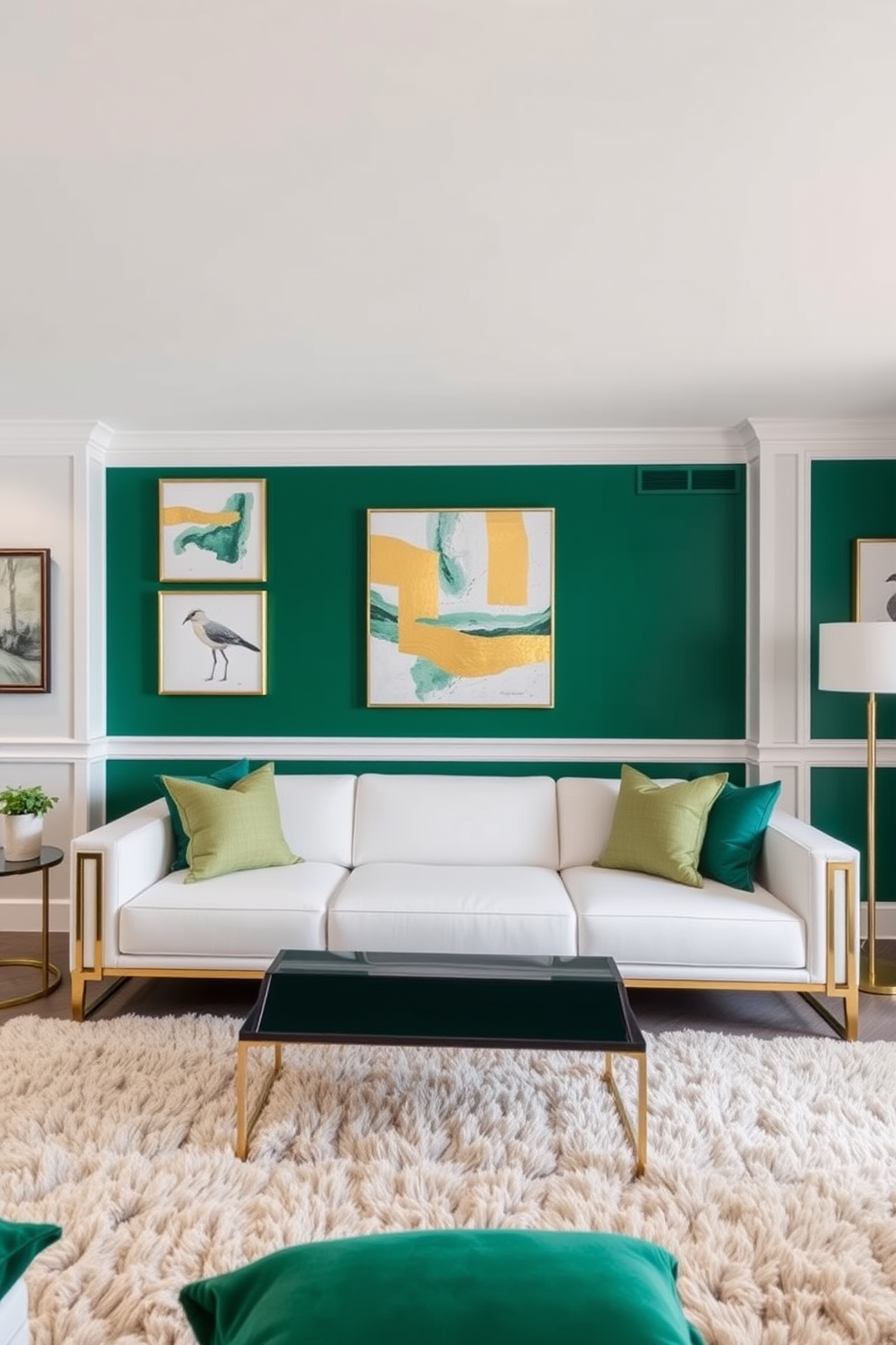 Emerald Wall Painting Ideas 15