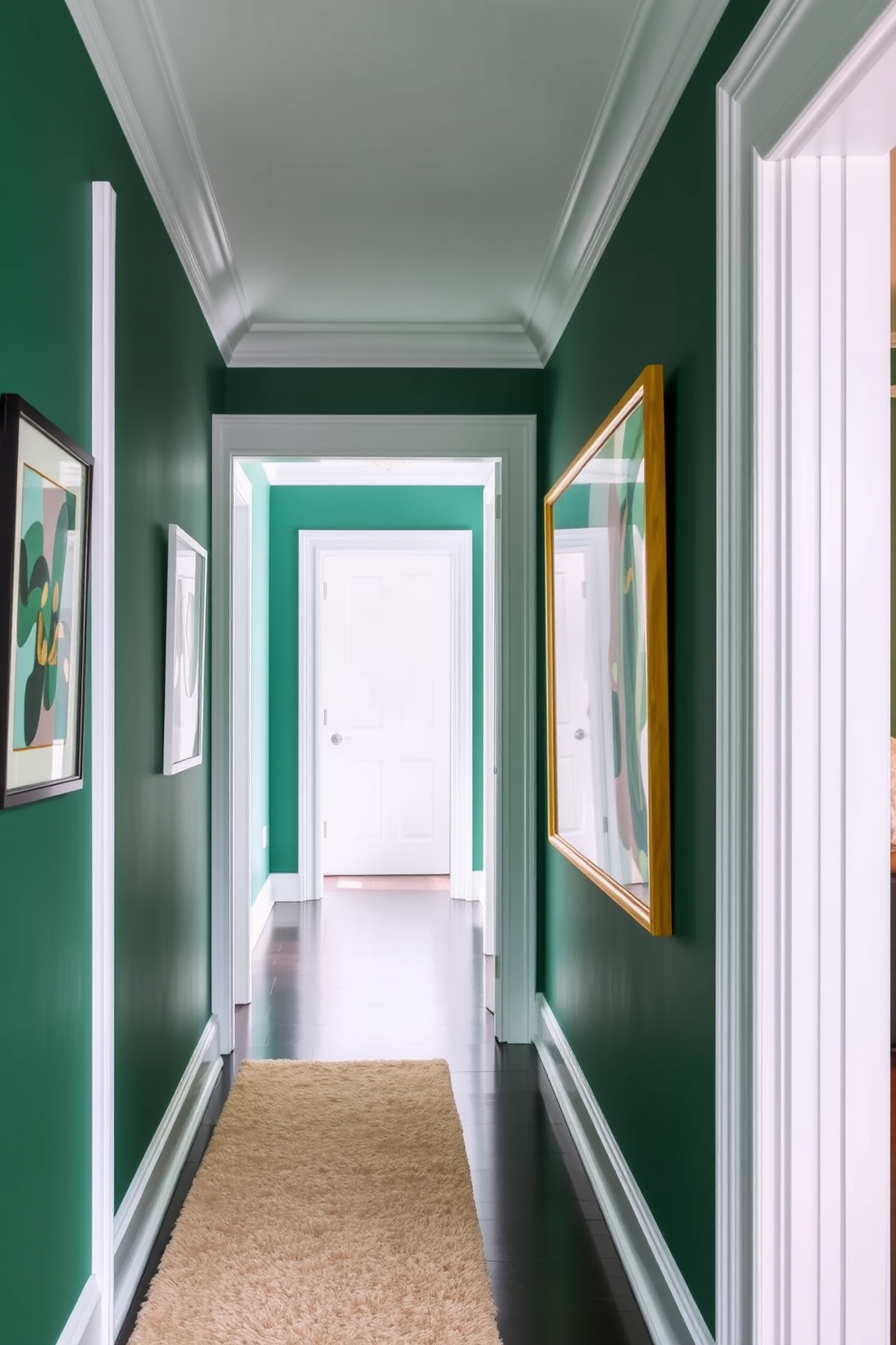 Emerald Wall Painting Ideas 4